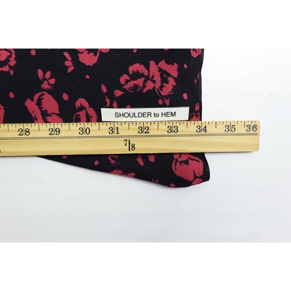 AllSaints Mini Summer Dress Women's Sz 6 Luca Eira Floral Print Viscose - Picture 5 of 9